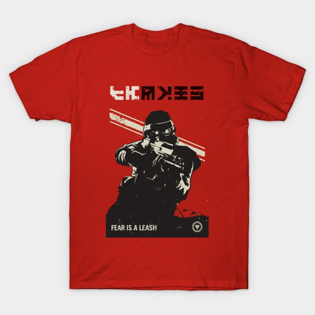 Killzone - Fear Propaganda Poster T-Shirt by Gekidami